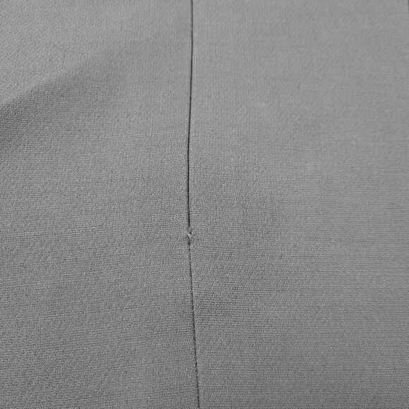 Fendi Blue Trumpet Bell Sleeve Floral Appliqué Sheath Dress Sz 40 US S Wool Silk - Picture 12 of 16